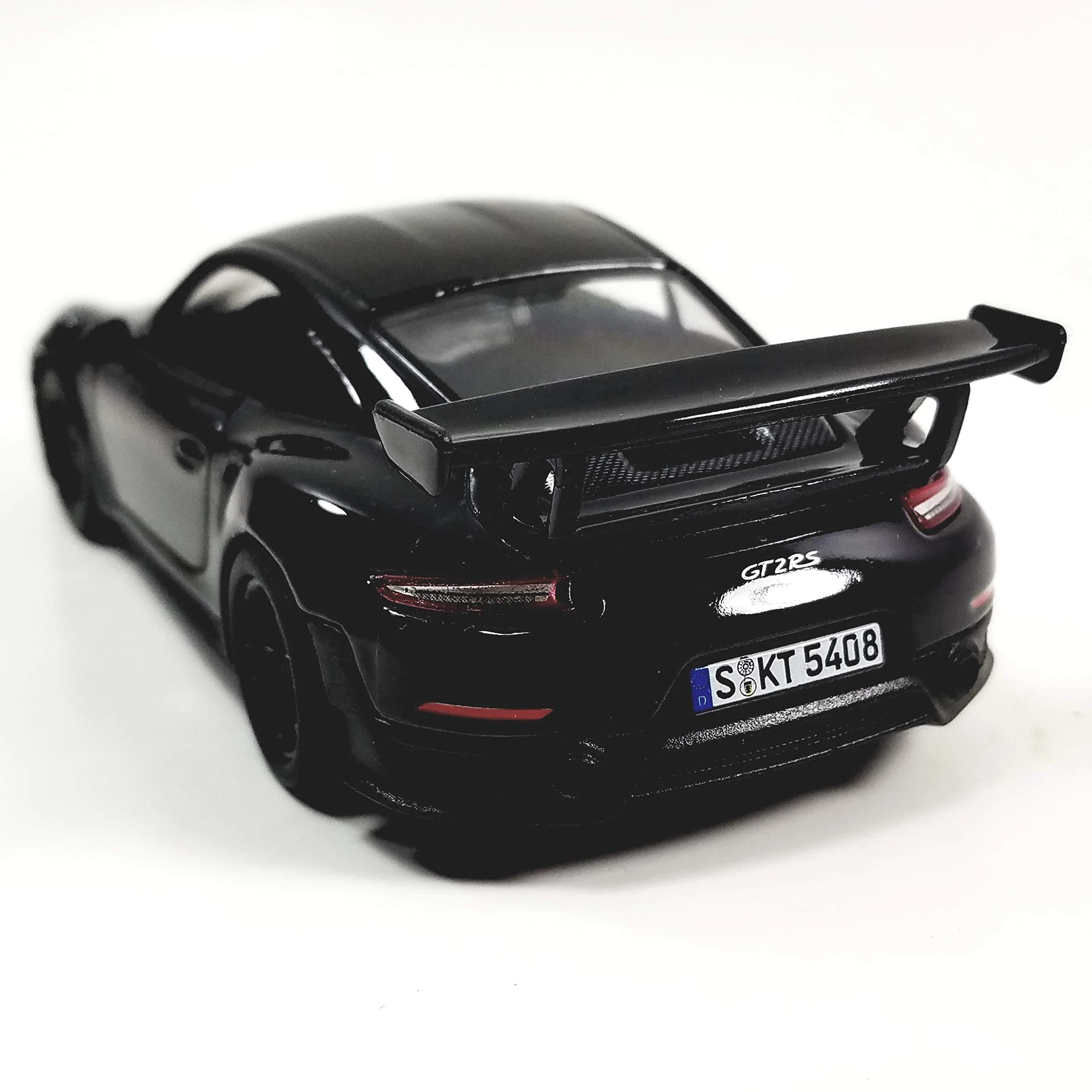 KiNSMART 2010 Porsche 911 GT2 RS 1:36 Scale 5 inch (12.7 cm) Die Cast Metal Model Toy Car | Black - view 5