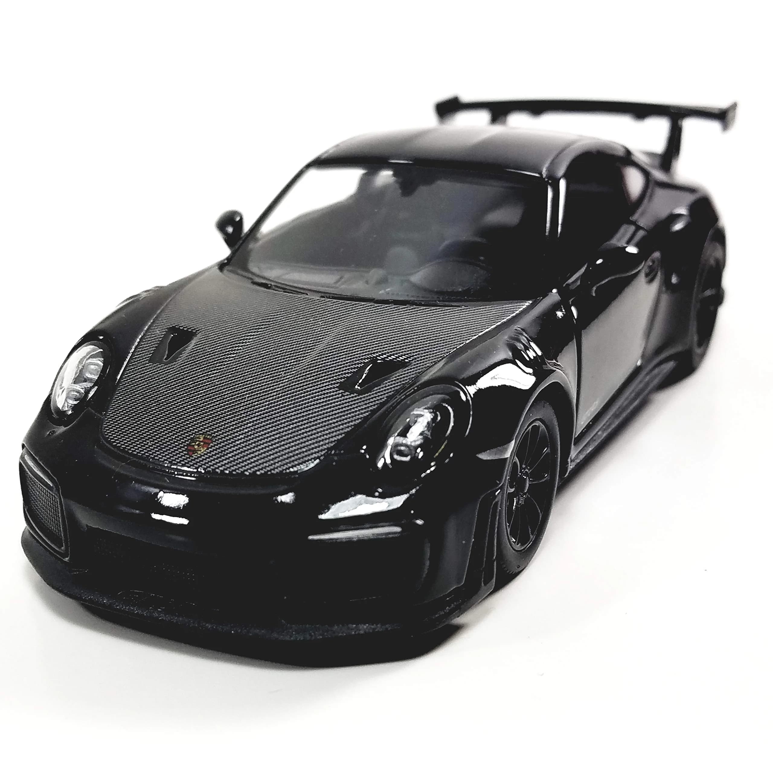 KiNSMART 2010 Porsche 911 GT2 RS Black 1:36 Scale Diecast Metal Model Toy Car - view 2