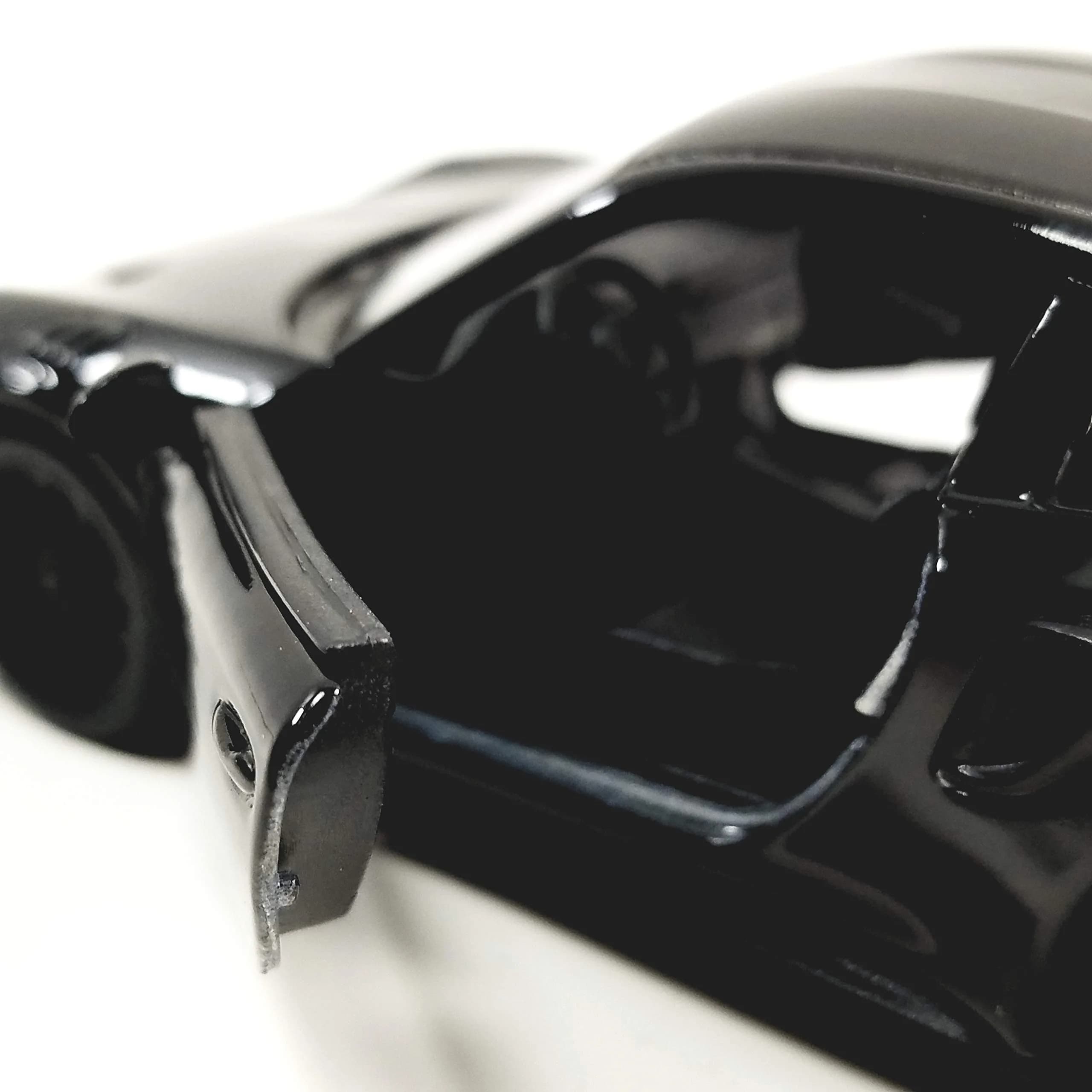 KiNSMART 2010 Porsche 911 GT2 RS Black 1:36 Scale Diecast Metal Model Toy Car - view 4