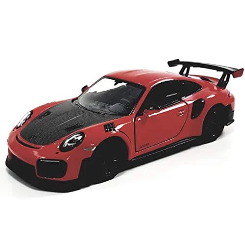 KiNSMART 2010 Porsche 911 GT2 RS 1:36 Scale 5 inch Die Cast Metal Model Toy Car (Red) | Functional Opening Doors & Pull-Back Motor Action thumbnail 1
