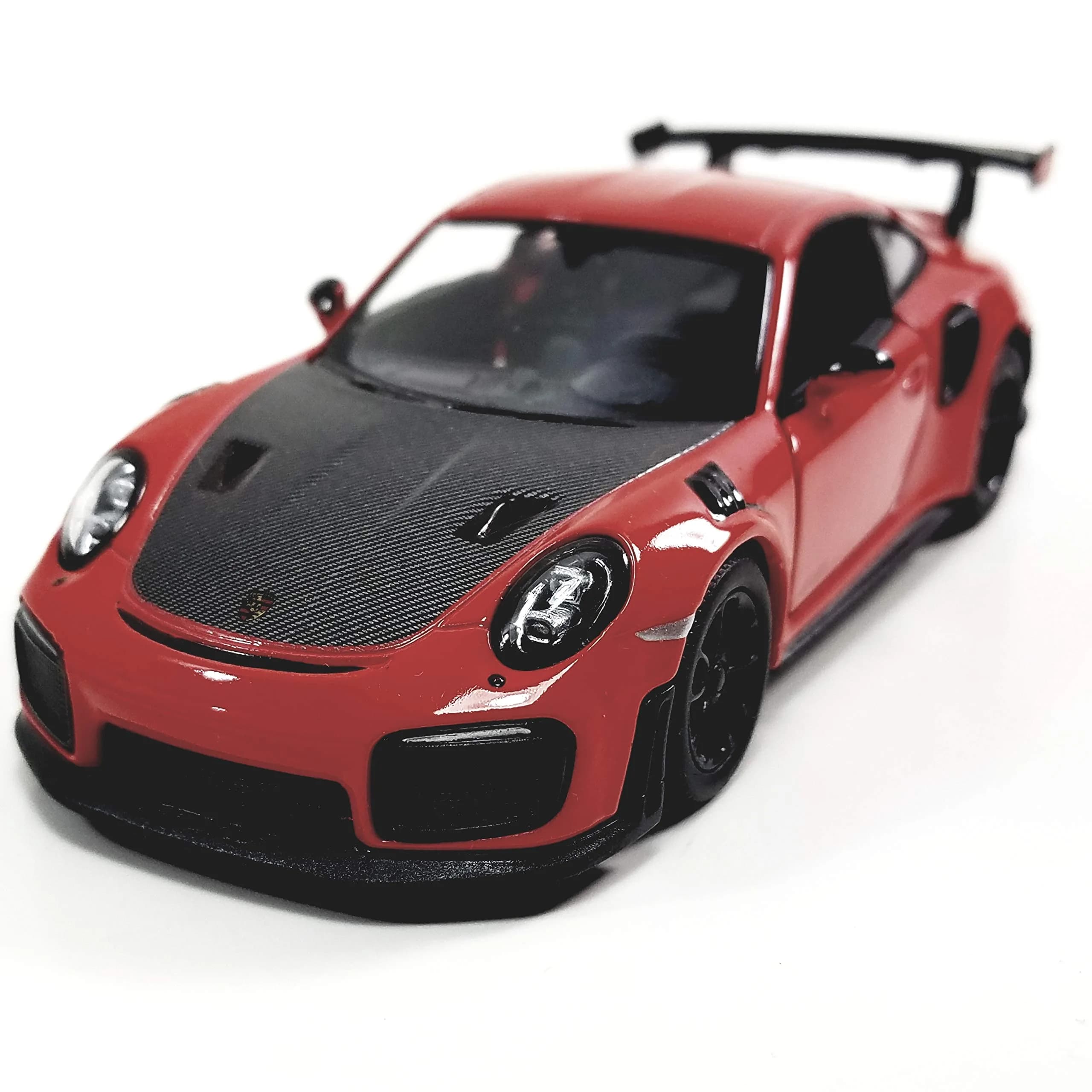 KiNSMART 2010 Porsche 911 GT2 RS Red 1:36 Scale Diecast Metal Model Toy Car - view 2