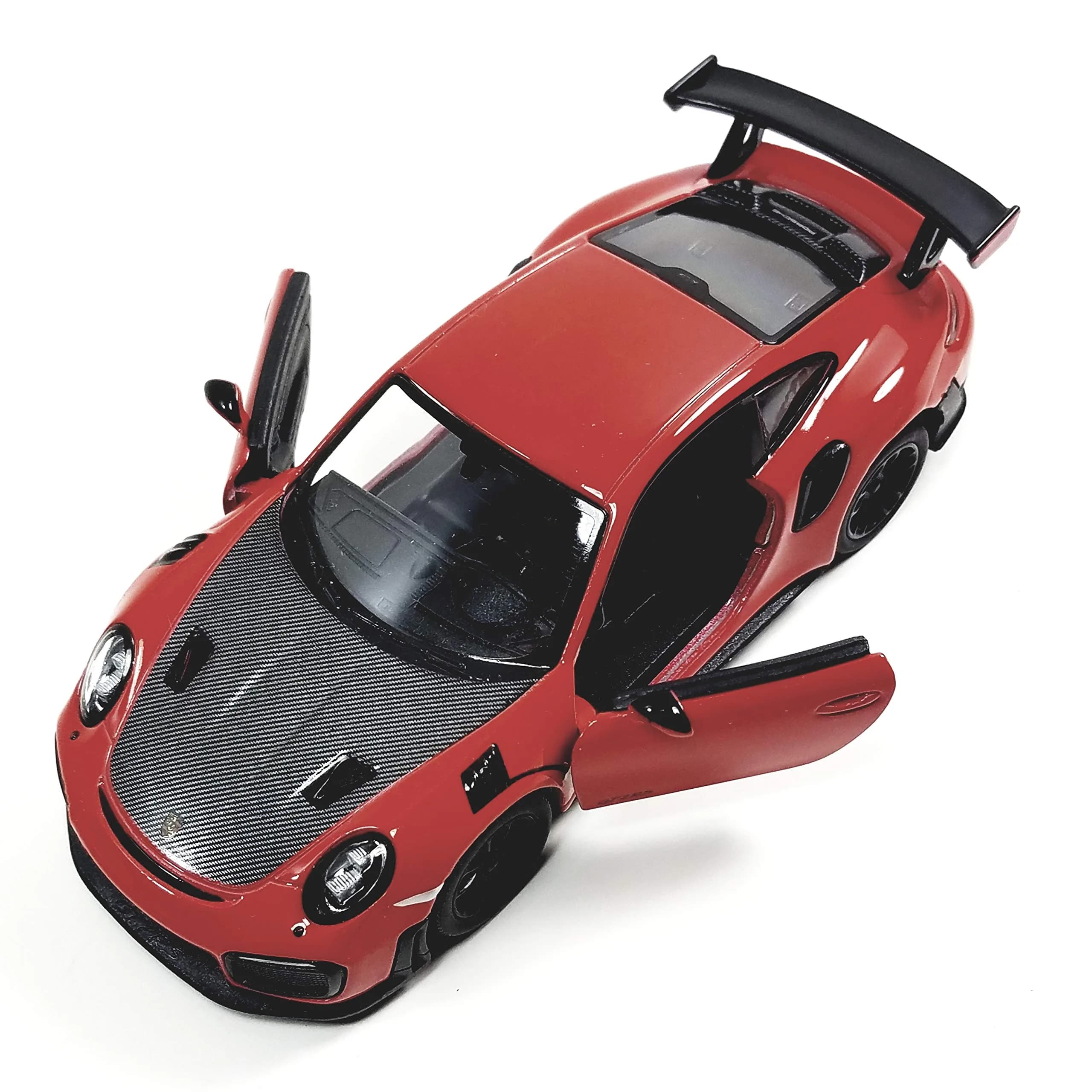 KiNSMART 2010 Porsche 911 GT2 RS Red 1:36 Scale Diecast Metal Model Toy Car - view 3