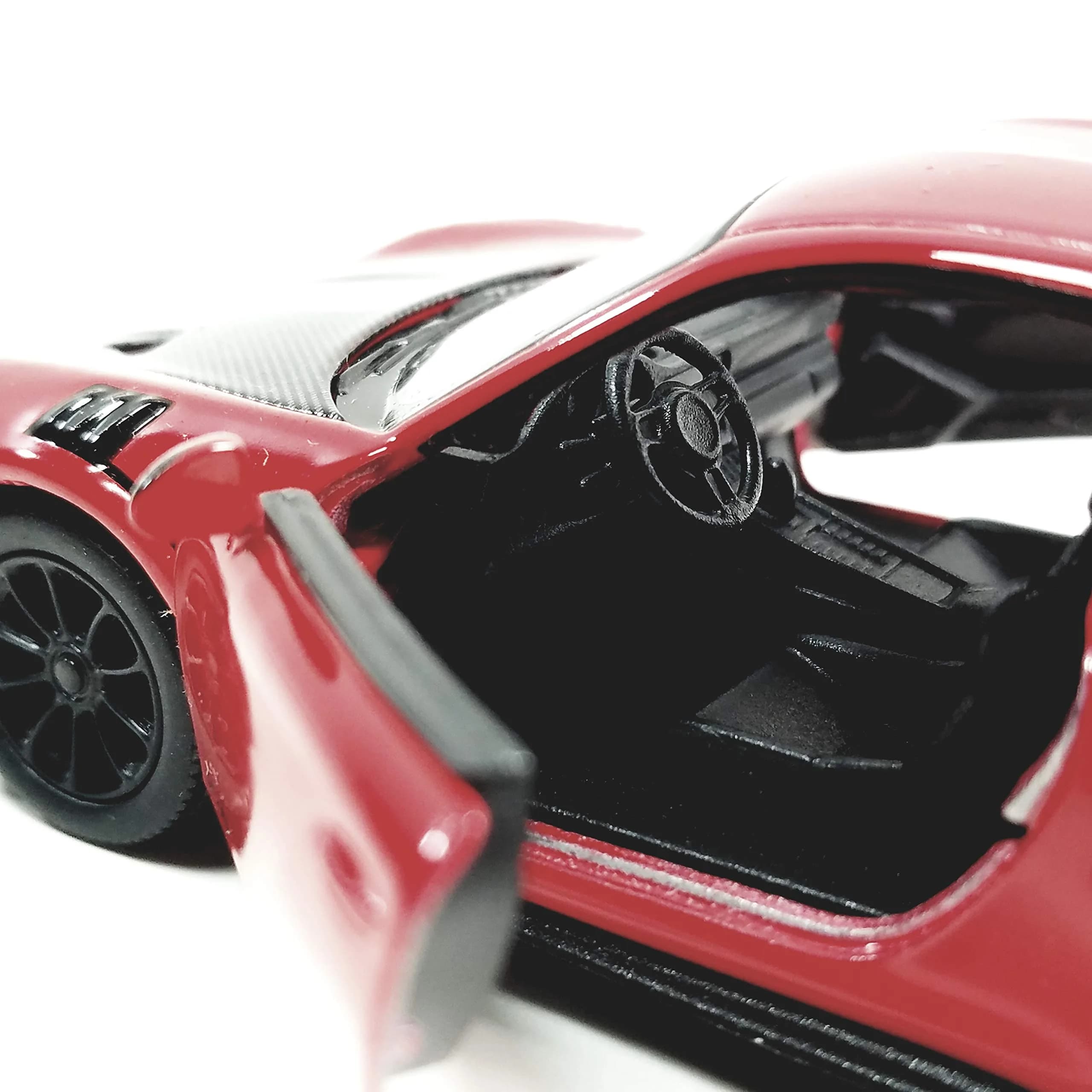 KiNSMART 2010 Porsche 911 GT2 RS Red 1:36 Scale Diecast Metal Model Toy Car - view 4