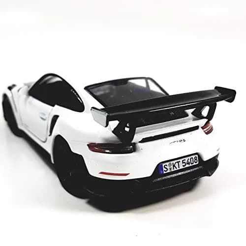 KiNSMART 2010 Porsche 911 GT2 RS 1:36 Scale 5" Die Cast Metal Model Toy Sports Car | White thumbnail 5