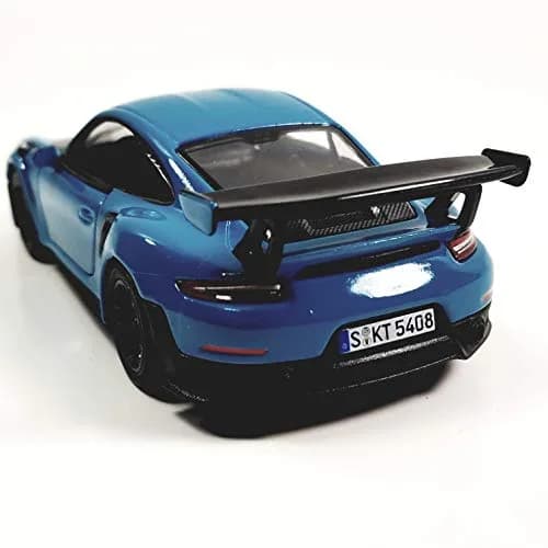 KiNSMART 2010 Porsche 911 GT2 RS Aqua Blue 1:36 Scale Diecast Metal Model Toy Car thumbnail 5