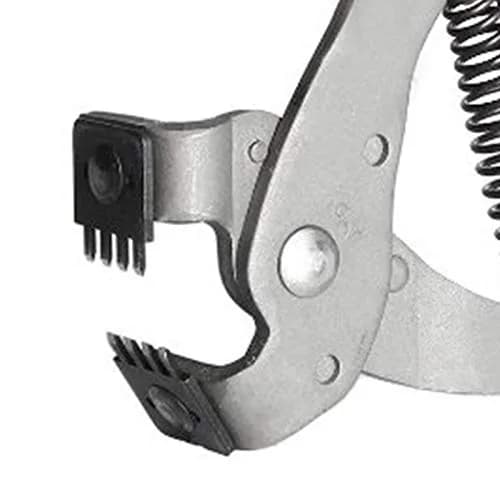 Terizger Leather Stitching Hole Punch Plier Clamp Cutter 4mm (4 Prong) | Heavy Duty Steel Tool for DIY Craft thumbnail 6