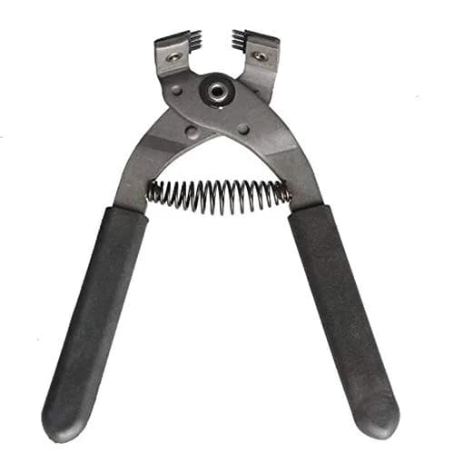 Terizger Leather Stitching Hole Punch Plier Clamp Cutter 4mm (4 Prong) | Heavy Duty Steel Tool for DIY Craft thumbnail 7