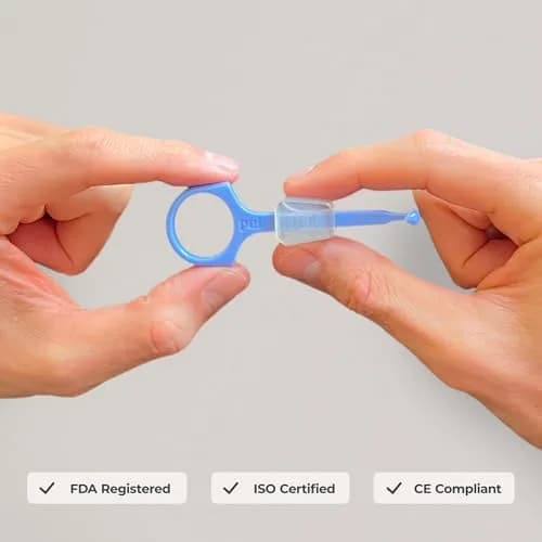 PUL 2-in-1 Aligner Removal Tool and Chewies for Invisalign, Retainers & Trays - Blue | Patented Hygienic Orthodontic Accessory thumbnail 7