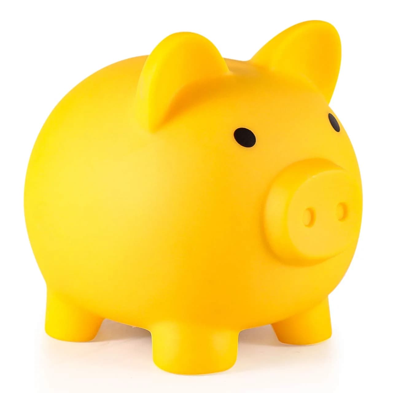 PJDRLLC Piggy Bank for Kids - Unbreakable Plastic Money Bank - Medium Size | Toddler Tough, Bright Colors, 2-7 Years