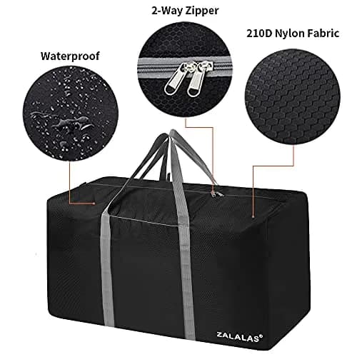 ZALALAS Travel Duffle Bag 96L Waterproof Lightweight for Men Women | Extra Large Capacity thumbnail 4