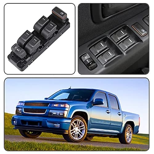 Obaee Driver Master Power Window Switch for Chevy Colorado GMC Canyon Hummer H3 H3T (Front Left Driver Side) thumbnail 7
