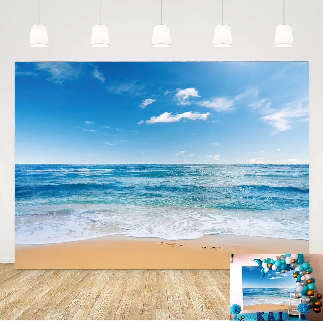 Yongqian Blue Backdrop 5x3ft | Perfect for Party & Studio Photography — 5x3ft