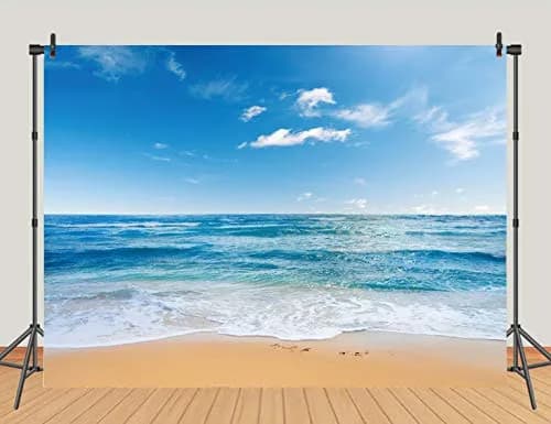 Yongqian Blue Backdrop 5x3ft | Perfect for Party & Studio Photography thumbnail 5