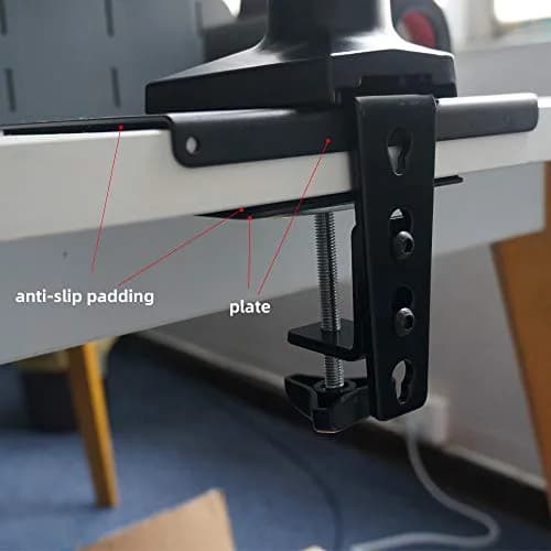 LZKZPY Steel Monitor Mount Reinforcement Plate | Universal Desk Mount Support (70-120 chars) thumbnail 4