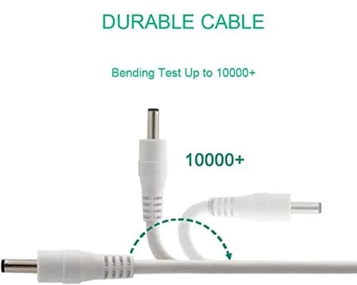 Smays USB to DC Charging Cable 1.5m (5 ft) 2-Pack | Compatible with Nuface Mini Toothbrush & Foreo Facial Brush thumbnail 4