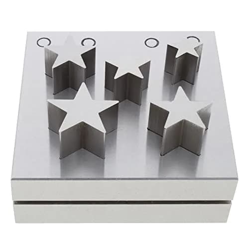 The Beadsmith Steel Star Disc Cutter Set with 5 Punches and Die | Metal Star Cutting Tool for Jewelry & Crafts thumbnail 5
