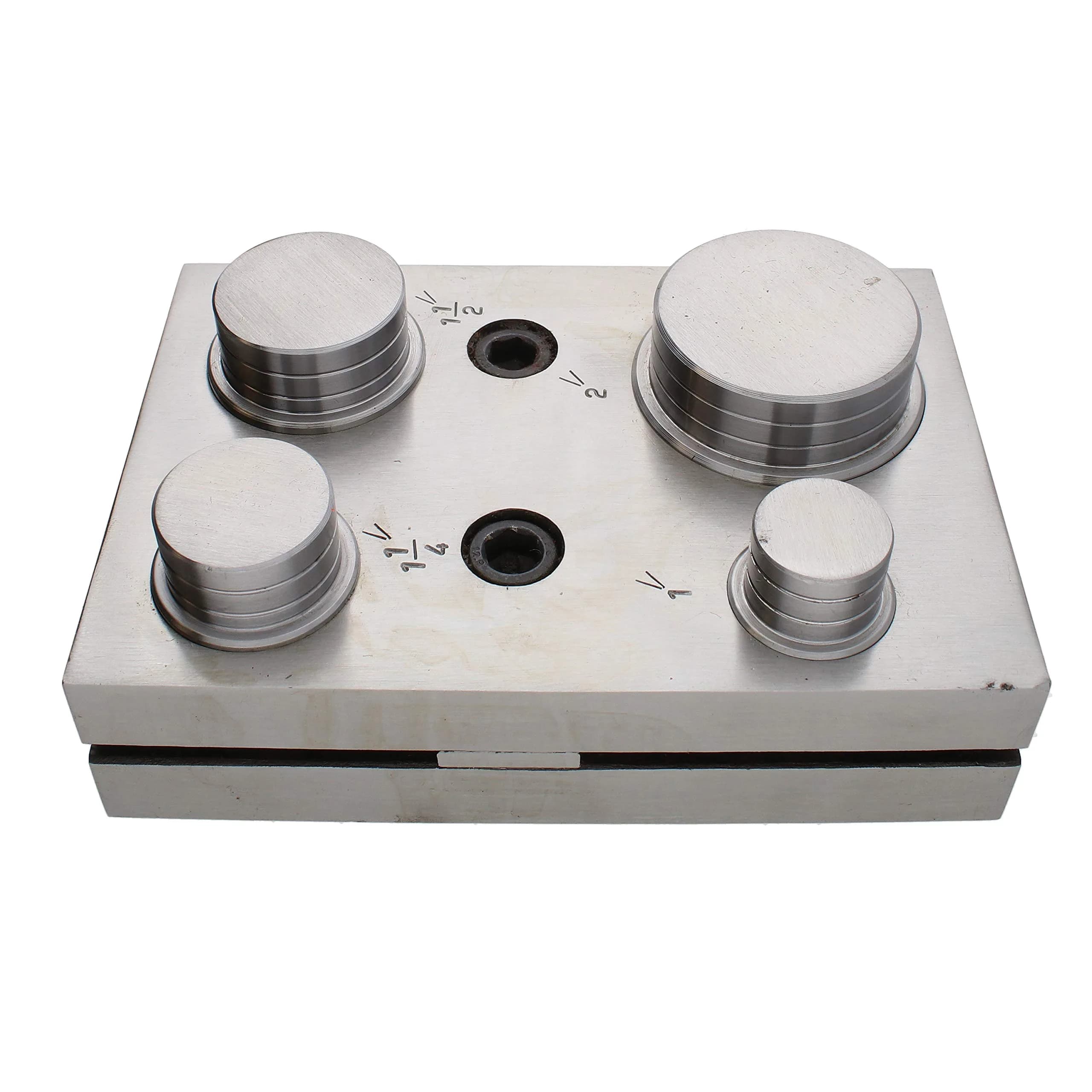 The Beadsmith Steel Circle Disc Cutter Set with 4 Punches and Die | Perfect Circles from Soft Metals — Circle