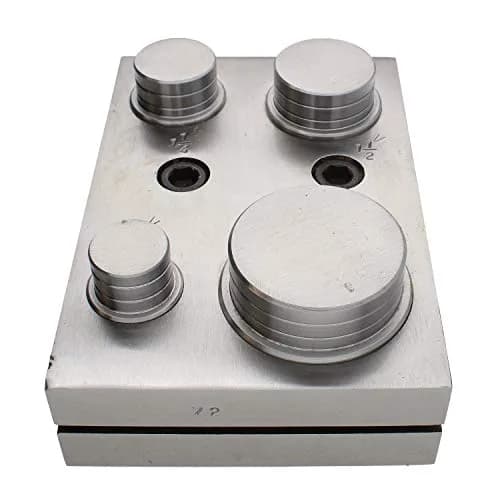 The Beadsmith Steel Circle Disc Cutter Set with 4 Punches and Die | Perfect Circles from Soft Metals thumbnail 3