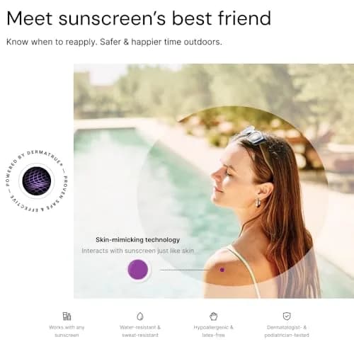SPOTMYUV Sunscreen Stickers, UV Detection SPF Indicator Dots, 32 Count | Real-Time Sun Safety Monitoring thumbnail 7