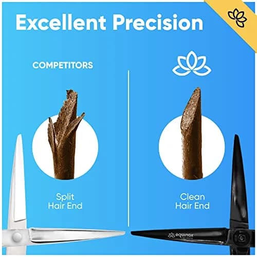 Equinox Razor Edge Series Professional Hair Scissors 6.5in | Japanese Stainless Steel Precision thumbnail 4