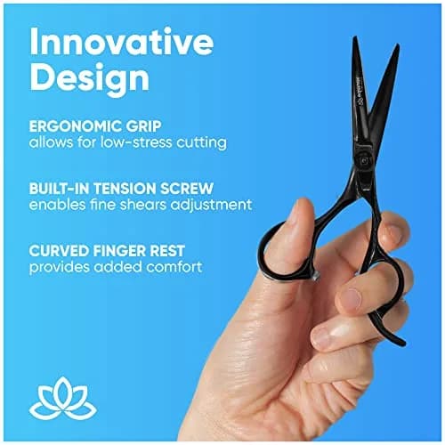 Equinox Razor Edge Series Professional Hair Scissors 6.5in | Japanese Stainless Steel Precision thumbnail 6