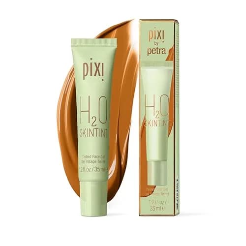 Pixi H2O SkinTint | Tinted Face Gel Moisturizer | Hydrating Coverage with Hyaluronic Acid | Evens Skin Tone & Reduces Redness | Oil-Free Dewy Finish | Mocha | 1.2 fl oz thumbnail 1