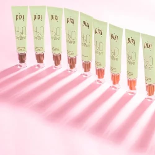 Pixi H2O SkinTint | Tinted Face Gel Moisturizer | Hydrating Coverage with Hyaluronic Acid | Evens Skin Tone & Reduces Redness | Oil-Free Dewy Finish | Mocha | 1.2 fl oz thumbnail 6