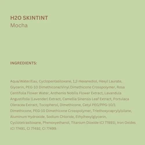 Pixi H2O SkinTint | Tinted Face Gel Moisturizer | Hydrating Coverage with Hyaluronic Acid | Evens Skin Tone & Reduces Redness | Oil-Free Dewy Finish | Mocha | 1.2 fl oz thumbnail 10