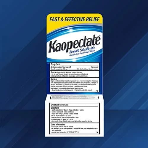Kaopectate Multi-Symptom Anti-Diarrheal & Upset Stomach Reliever, 28 Caplet | Fast-Acting GI Relief for Adults thumbnail 7