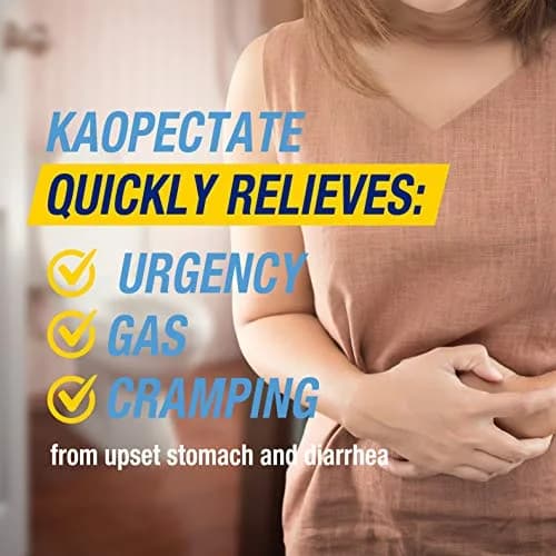 Kaopectate Multi-Symptom Anti-Diarrheal & Upset Stomach Reliever, 28 Caplet | Fast-Acting GI Relief for Adults thumbnail 4