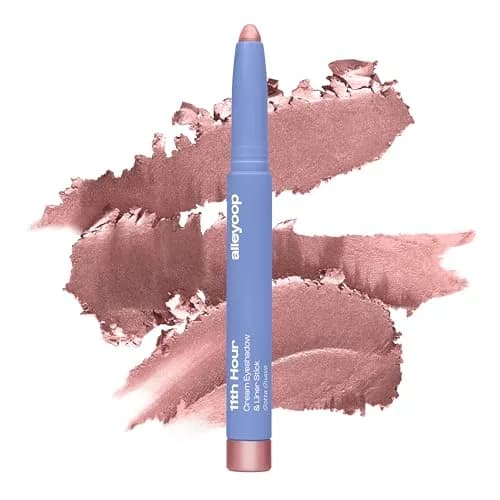ALLEYOOP 11th Hour Cream Eyeshadow Stick & Liner, Rose Shimmer | Smudge-Proof, Crease Proof, 13+ Hour Wear thumbnail 1