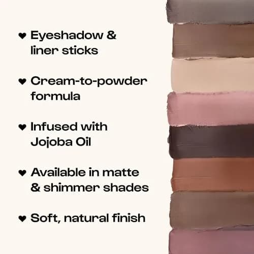 ALLEYOOP 11th Hour Cream Eyeshadow Stick & Liner, Rose Shimmer | Smudge-Proof, Crease Proof, 13+ Hour Wear thumbnail 6