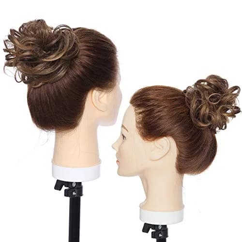 Benehair Messy Bun Hair Piece Scrunchy Updo Hair for Women 50g | Fluffy Wavy Synthetic Hair Bun thumbnail 6