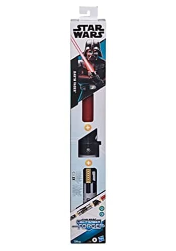 STAR WARS Lightsaber Forge Darth Vader Electronic Extendable Red Lightsaber Toy, Customizable Roleplay Toy for Kids Ages 4 and Up thumbnail 7