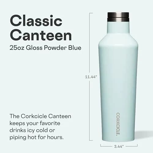 Corkcicle Classic Canteen 740ml (25 oz) Triple Insulated Bottle | Keeps Drinks Cold 25 Hrs, Hot 17 Hrs thumbnail 2