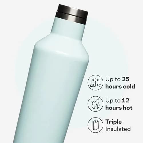 Corkcicle Classic Canteen 740ml (25 oz) Triple Insulated Bottle | Keeps Drinks Cold 25 Hrs, Hot 17 Hrs thumbnail 3
