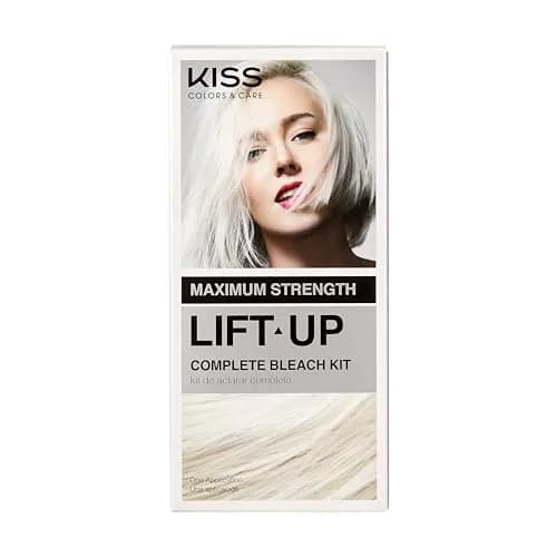 KISS Lift Up Complete 6 Pc DIY Hair Bleach Kit with Plex Serum & Icy Silver Toner | 1 Application thumbnail 1