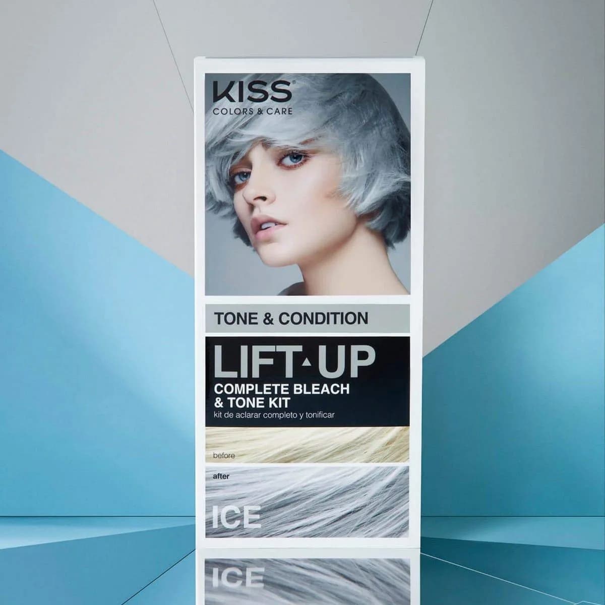 KISS Lift Up Complete Hair Bleach Kit with Revitalizing Plex Serum & Ice Toner, 6-Pc Kit | Maximum Strength for Dark Hair - view 3