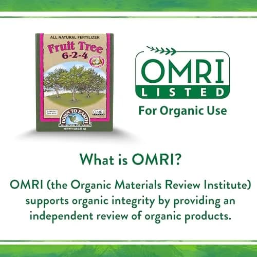 Down To Earth All Natural Fertilizers Organic Fruit Tree 15 lb | OMRI Listed for Organic Gardening thumbnail 8