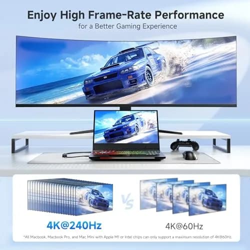 Cable Matters Active 8K Mini DisplayPort 1.4 to HDMI 2.1 Adapter, Black | Connects Mini DP/Thunderbolt to HDMI 2.1 Displays thumbnail 4