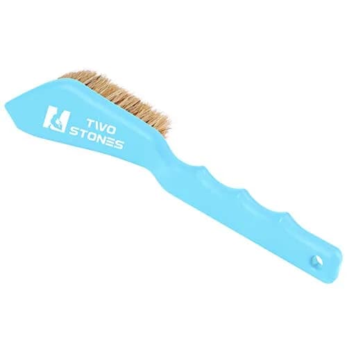 TWO STONES Boar Hair Rock Climbing Brush with Ergonomic Handle | Durable Chalk & Holds Cleaner (105 words) thumbnail 6