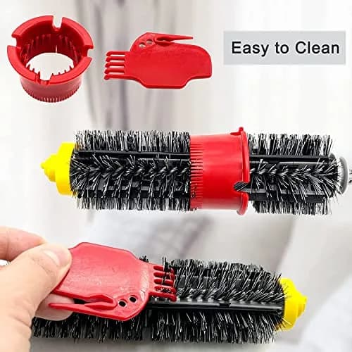 Garbage fighter Replacement Parts for iRobot Roomba 600 Series Vacuum Cleaner Kit - 20 Pieces (Black) thumbnail 4
