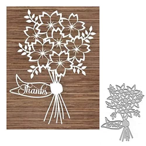 SunnyKids Flower Decoration Metal Cutting Die Cuts | DIY Craft Embossing Card Making (11.5 x 9cm) thumbnail 1