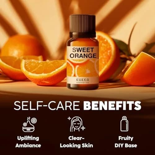 KUKKA essential oils Pure Sweet Orange Oil 10ml (0.34 Fl Oz) | Aromatherapy & Skincare thumbnail 4