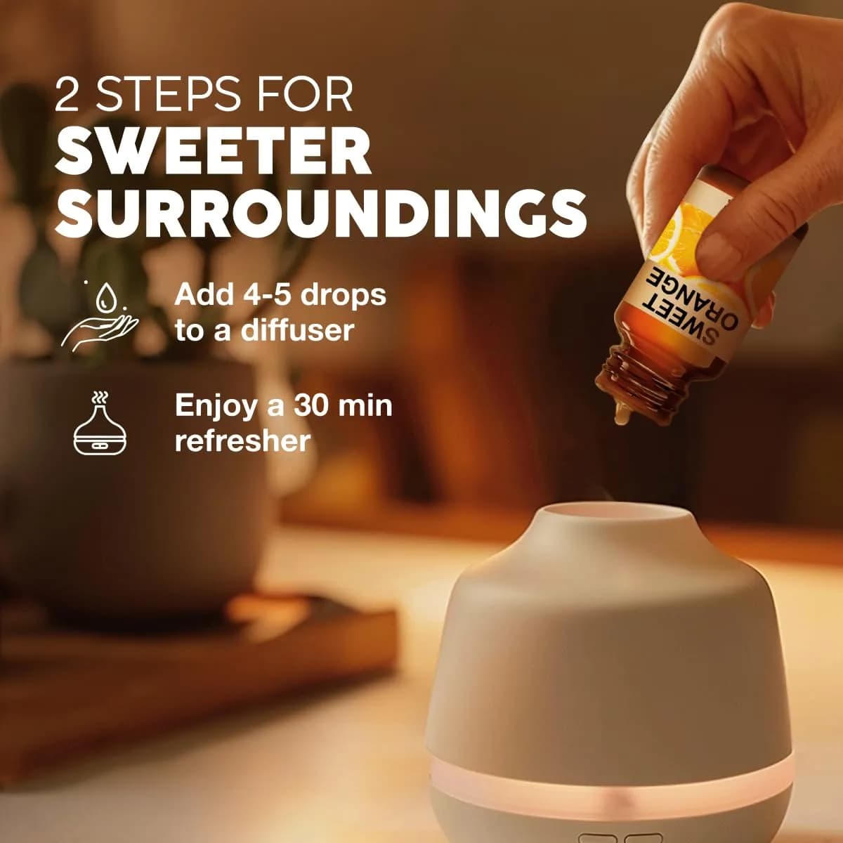 KUKKA essential oils Pure Sweet Orange Oil 10ml (0.34 Fl Oz) | Aromatherapy & Skincare - view 7