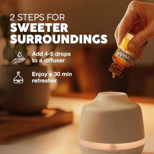 KUKKA essential oils Pure Sweet Orange Oil 10ml (0.34 Fl Oz) | Aromatherapy & Skincare thumbnail 7