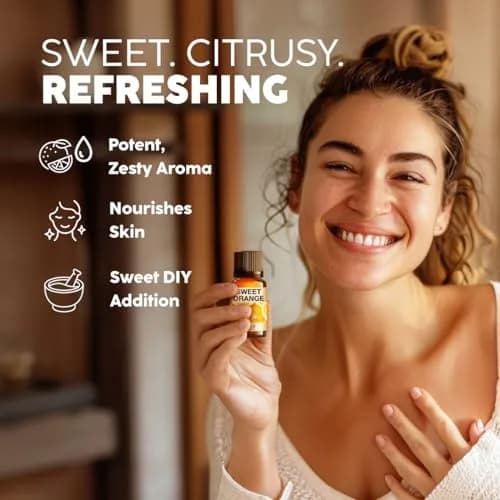 KUKKA essential oils Pure Sweet Orange Oil 10ml (0.34 Fl Oz) | Aromatherapy & Skincare thumbnail 3