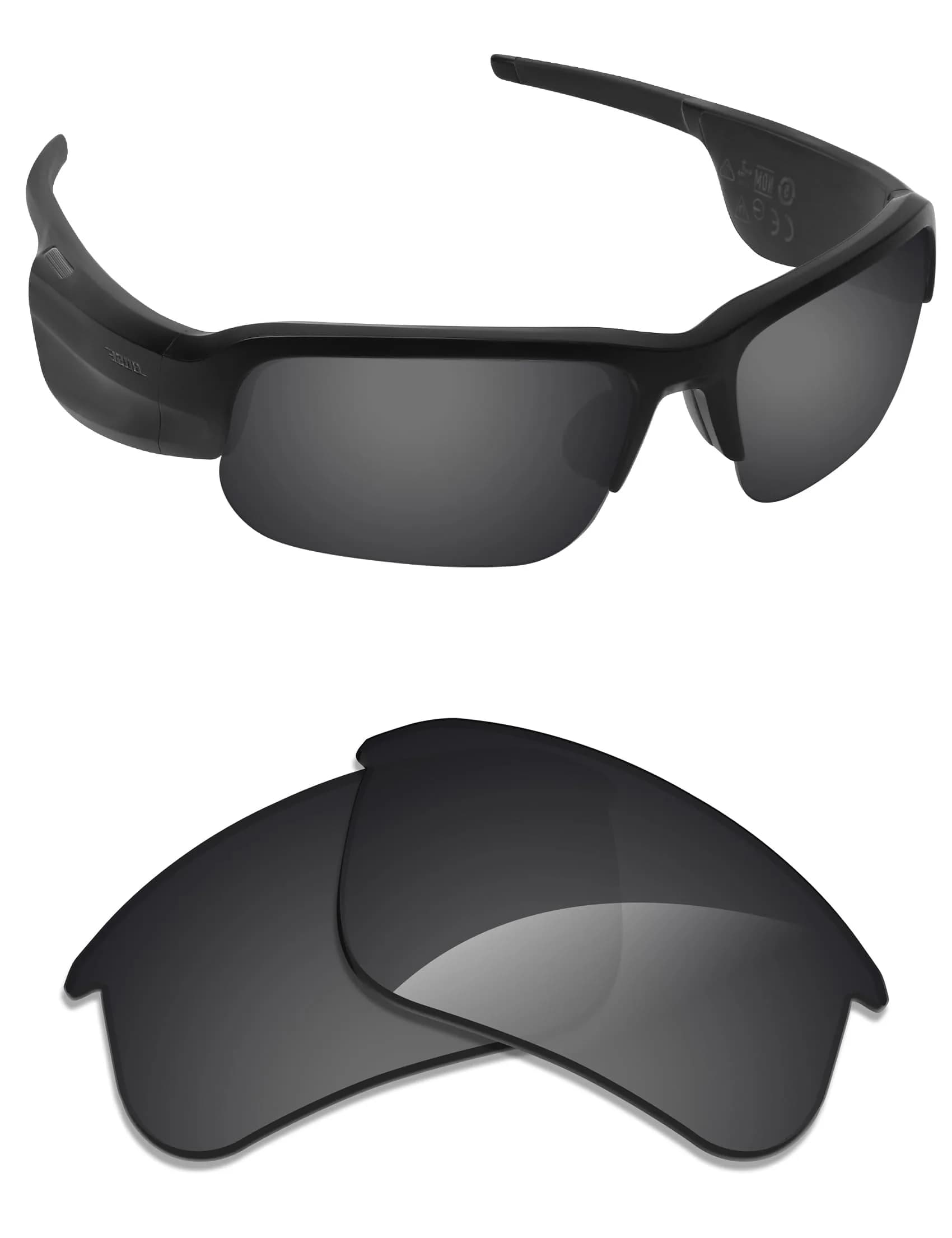 Alphax Black Chrome Mirrored Polarized Replacement Lenses for Bose Tempo BMD0010 | UV Protection & Impact Resistance