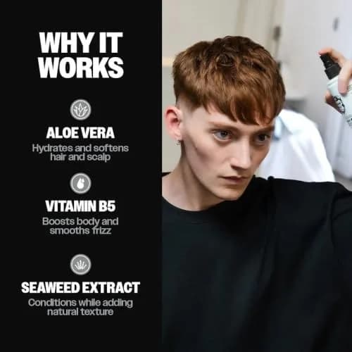 Slick Gorilla Sea Salt Spray for Men 6.76 fl oz | Matte Texture, Beach Volume, Flexible Hold thumbnail 3