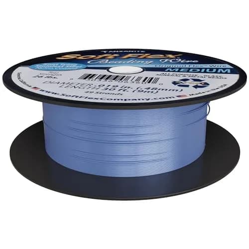 Soft Flex 49 Strand Beading Wire - Medium 0.19 Diameter - 30 Feet (0.58 m) Nylon Design Wire thumbnail 8